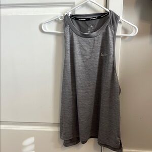 Nike Women's Gray Dri-FIT Tank Top